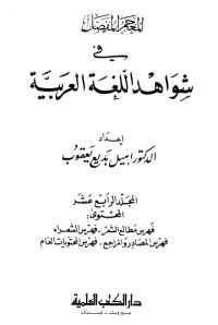 كتاب المعجم المفصل في شواهد اللغة العربية 14