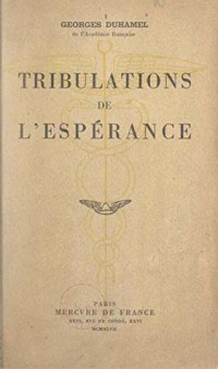 Tribulations de l'espérance
