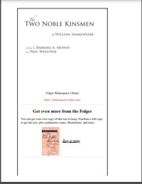 The Two Noble Kinsmen