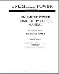 Unlimited Power Home Study Course