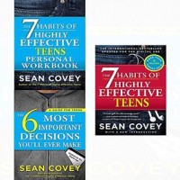 6 most important decisions,7 habits of highly effective teens and personal workbook 3 books collection set