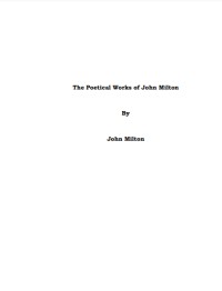 The Poetical Works Of John Milton (V. 2)