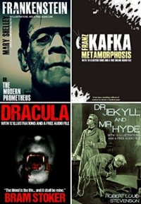 Frankenstein, Dracula, Dr. Jekyll & Mr. Hyde, and Metamorphosis Bumper Pack
