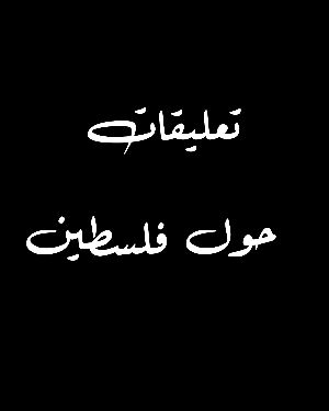 كتاب تعليقات حول فلسطين