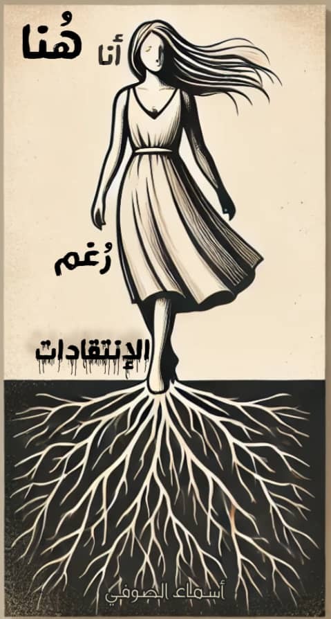 كتاب أنا هنا رغم الإنتقادات